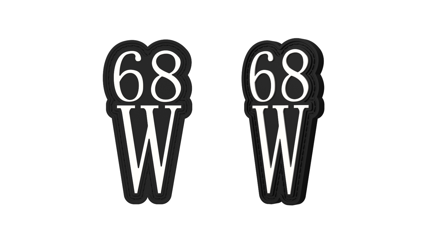 68W PVC VELCRO PATCH