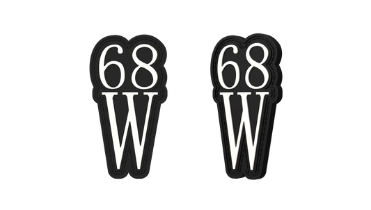 68W PVC VELCRO PATCH